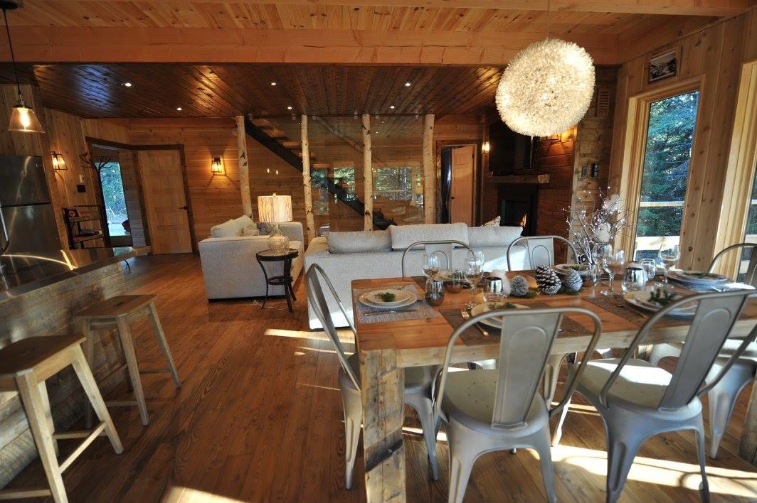 Les Bouleaux - Les Chalets Spa Canada La Malbaie Exterior photo