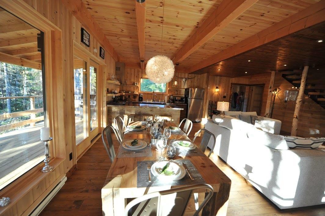 Les Bouleaux - Les Chalets Spa Canada La Malbaie Exterior photo